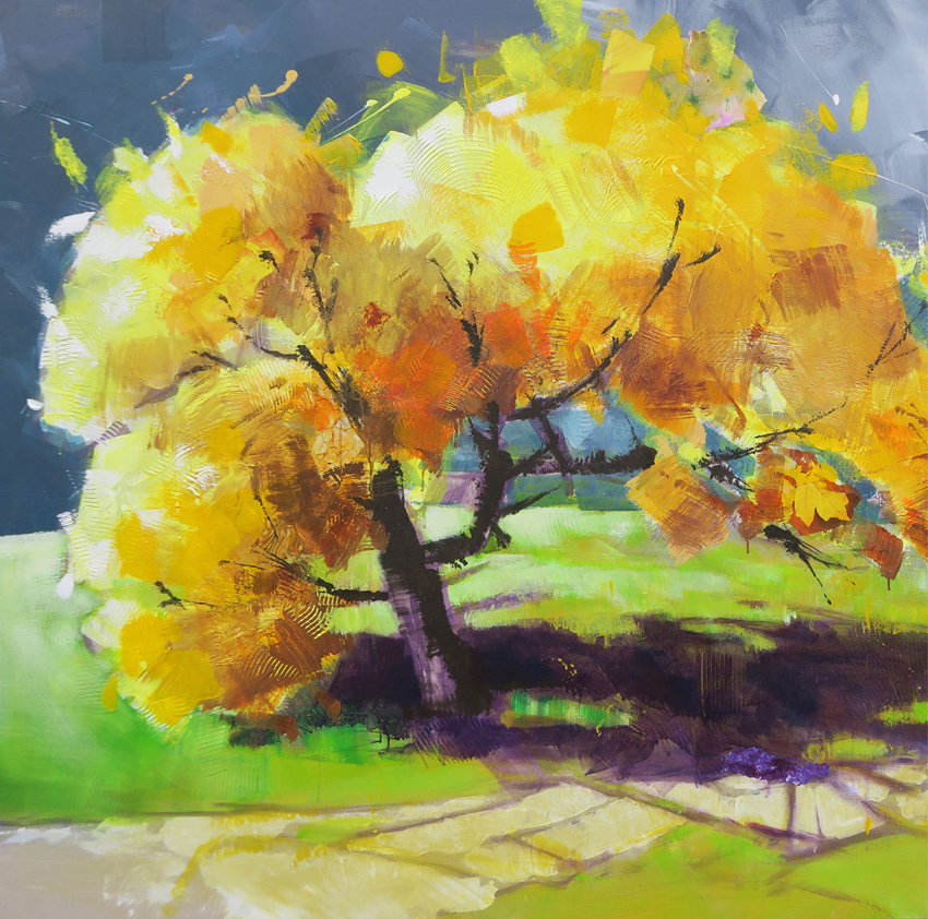 Arbre jaune