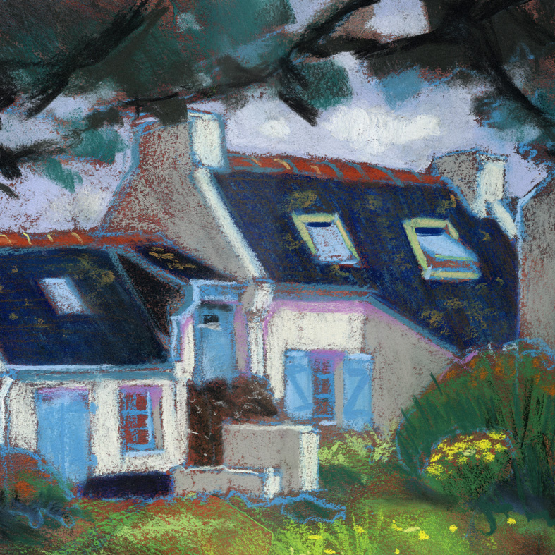 Maisons dans l’herbe